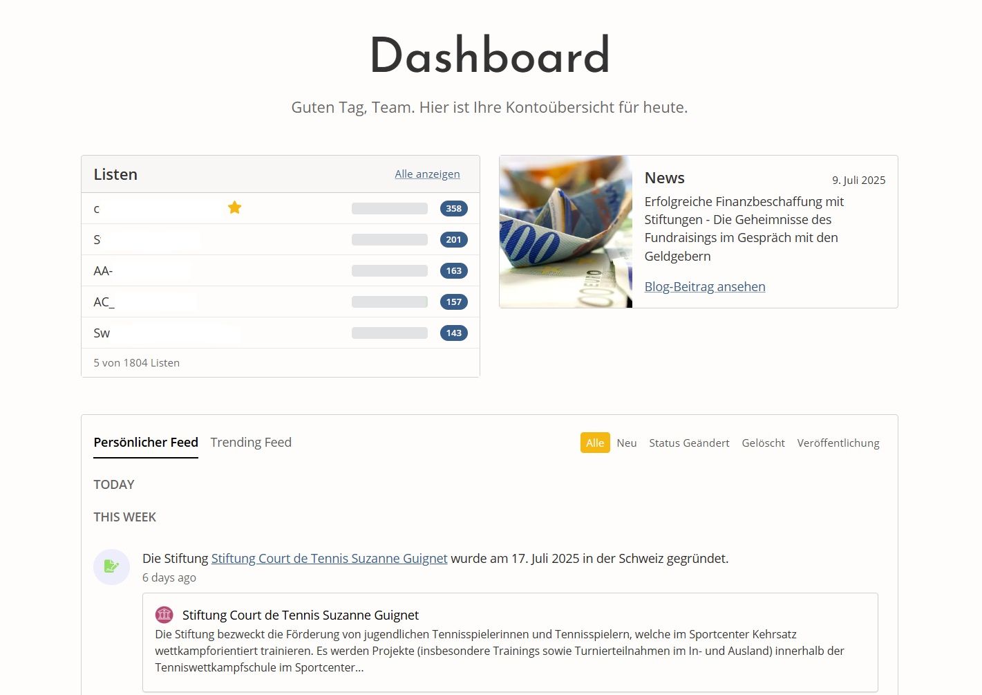 dashboard